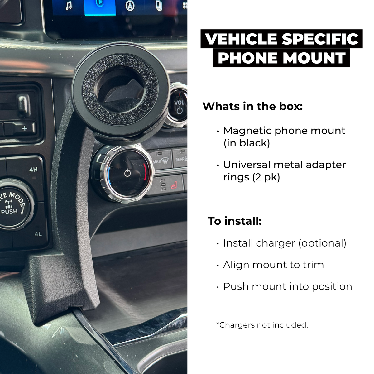 Ford F-150 2021-2026 MagSafe Compatible Phone Mount