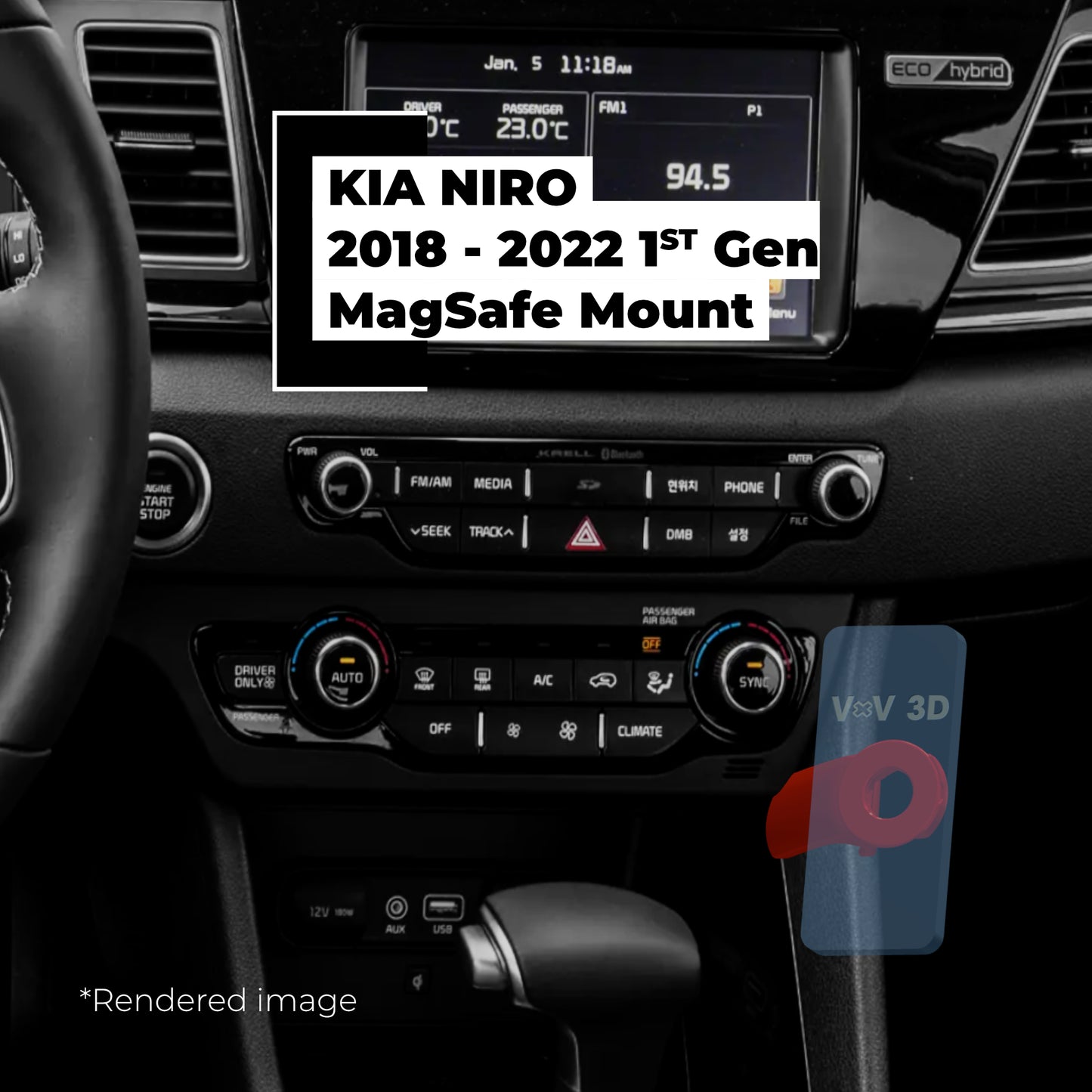 Kia Niro 2018-2022 Phone Mount