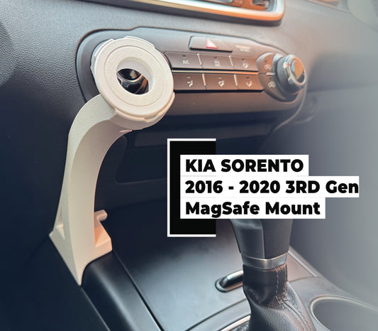 Kia Sorento MagSafe Phone Mount 3rd gen 2016 - 2020 models